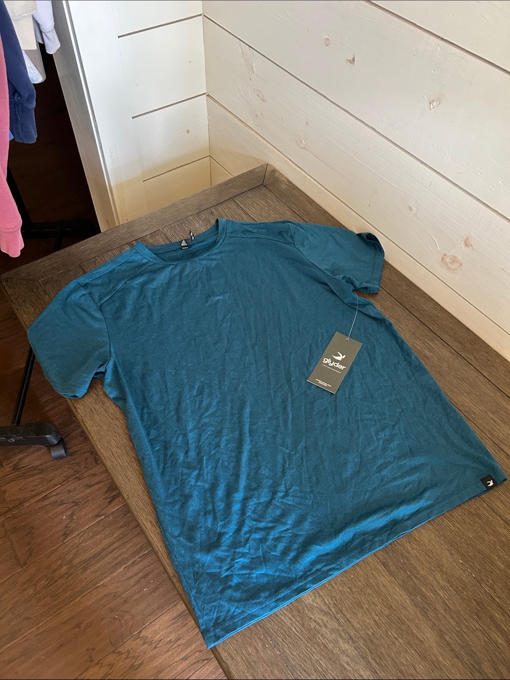 Glyder Men’s Teal Crew Short Sleeve Tee